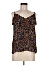 Ann Taylor LOFT 100% Polyester Black Sleeveless Top Size M - photo 1