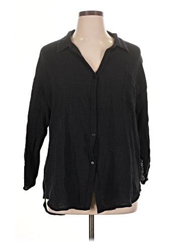 Kona Sol 3/4 Sleeve Button-Down Shirt (view 1)