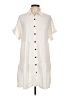 Unbranded 100% Polyester Ivory Short Sleeve Blouse Size L - photo 1