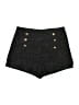 Shein 100% Polyester Tweed Black Shorts Size XL - photo 1