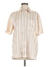 Urban Outfitters Stripes Ivory Short Sleeve Blouse Size M - photo 1