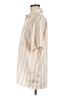 Urban Outfitters Stripes Ivory Short Sleeve Blouse Size M - photo 5
