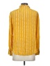 Ann Taylor Polka Dots Yellow Long Sleeve Blouse Size XS - photo 2