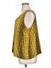 T Tahari 100% Polyester Yellow Sleeveless Blouse Size 1X - photo 5