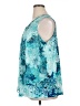 Catherines 100% Polyester Teal Sleeveless Blouse Size 1X - photo 5