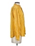 Ann Taylor Polka Dots Yellow Long Sleeve Blouse Size XS - photo 4
