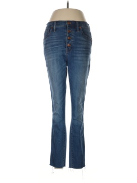 Madewell 10" High-Rise Skinny Crop Jeans: Button-Front TENCEL&trade; Denim Edition (view 1)