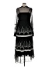 Zara 100% Polyester Black Cocktail Dress Size XL - photo 2