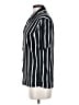H&M 100% Viscose Stripes Black Short Sleeve Button-Down Shirt Size XS - photo 5