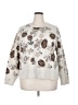 Venus Animal Print Silver Pullover Sweater Size 2X - photo 1