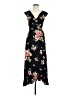 Cupshe 100% Polyester Floral Black Casual Dress Size M - photo 1