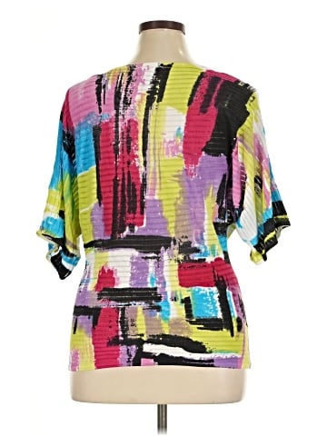 Alberto Makali Short Sleeve Blouse (view 2)