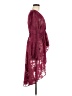 Torrid 100% Polyester Burgundy Long Sleeve Blouse Size Med Plus (00) - photo 4