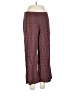 Old Navy 100% Rayon Hearts Burgundy Casual Pants Size Lg Petite - photo 1