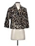 TRANSITIONS Animal Print Gold Blazer Size S - photo 1