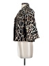 TRANSITIONS Animal Print Gold Blazer Size S - photo 5