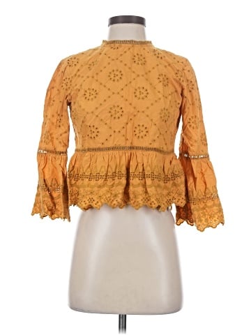 Free People 3/4 Sleeve Blouse (view 1)