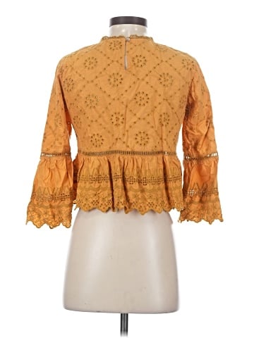Free People 3/4 Sleeve Blouse (view 2)
