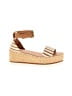 See By Chloé Stripes Tan Wedges Size EU 40 - photo 1