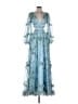 Mac Duggal 100% Polyester Blue Cocktail Dress Size 0 - photo 1