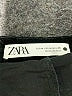 Zara Chevron-herringbone Black Casual Pants Size M - photo 7