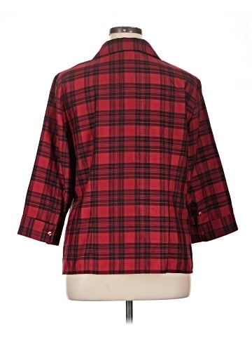 Sag Harbor 3/4 Sleeve Button-Down Shirt (view 2)