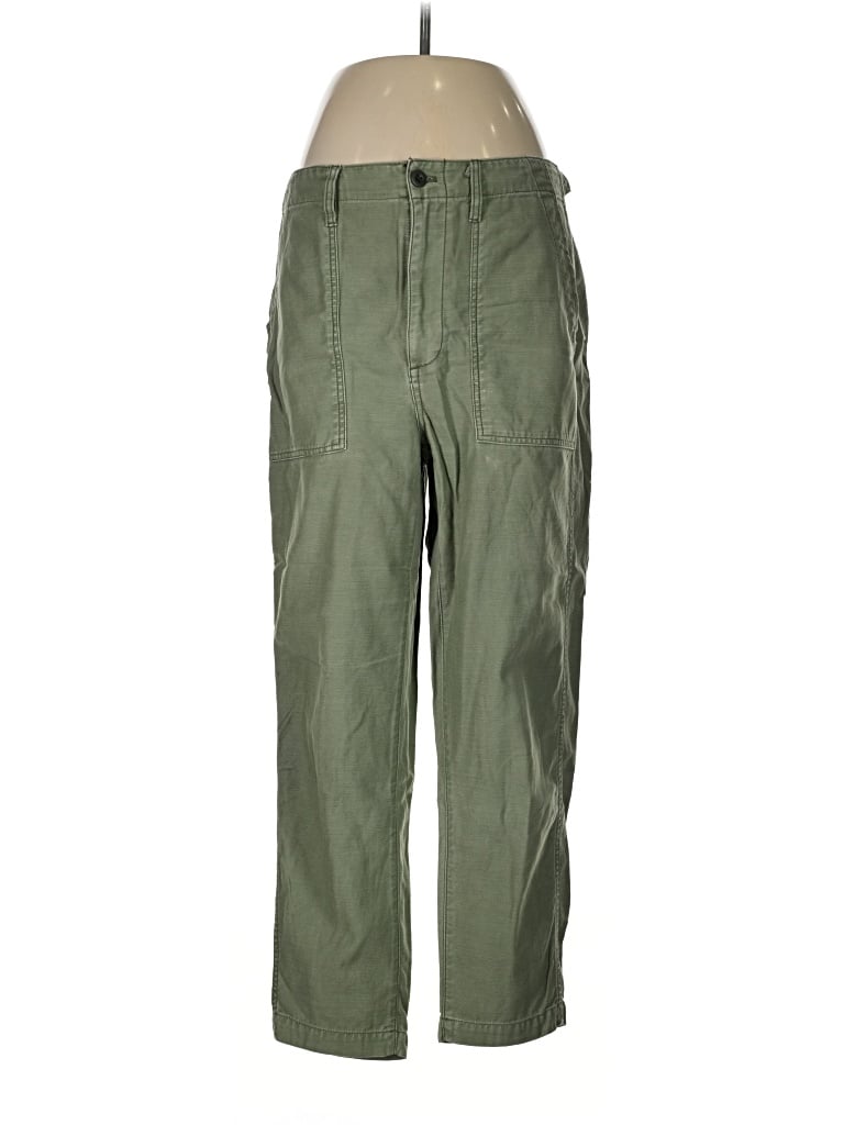 Pre-owned Madewell Cargo Pants In Green