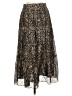 BA&SH Print Silver Casual Skirt Size Sm (1) - photo 1