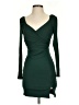 Hello Molly 100% Polyester Solid Green Cocktail Dress Size 4 - photo 1