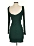 Hello Molly 100% Polyester Solid Green Cocktail Dress Size 4 - photo 2