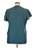 Maurices 100% Polyester Teal Short Sleeve Blouse Size XL - photo 2