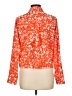 Nine West 100% Polyester Orange 3/4 Sleeve Blouse Size L - photo 2