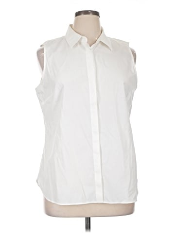 Talbots Sleeveless Button-Down Shirt (view 1)