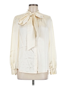 Tory Burch Long Sleeve Silk Top (view 1)