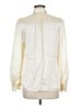 Tory Burch 100% Silk Ivory Long Sleeve Silk Top Size 8 - photo 2