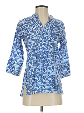 Roberta Roller Rabbit 3/4 Sleeve Blouse (view 1)