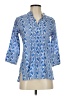 Roberta Roller Rabbit Blue 3/4 Sleeve Blouse Size XS - photo 1