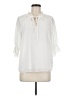 CeCe 100% Polyester Ivory 3/4 Sleeve Blouse Size M - photo 1