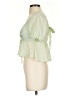 Shein Green Short Sleeve Blouse Size 4 - photo 5