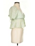 Shein Green Short Sleeve Blouse Size 4 - photo 4