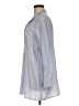 J.Jill Blue Long Sleeve Silk Top Size M - photo 5