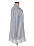 J.Jill Blue Long Sleeve Silk Top Size M - photo 4