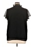 Cato 100% Polyester Black Short Sleeve Blouse Size XL - photo 2