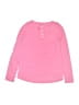 P.S. From Aeropostale Pink Long Sleeve Henley Size 12 - photo 1