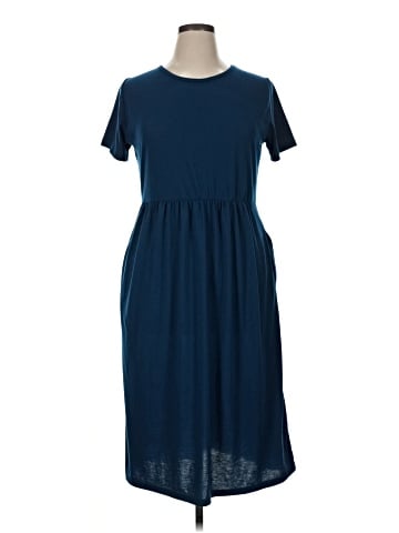 Tickled Teal Casual Dress (view 1)