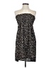 Unbranded 100% Polyester Floral Black Casual Dress Size S - photo 1