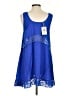 Easel 100% Rayon Blue Casual Dress Size S - photo 2