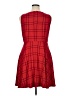Elle Plaid Red Casual Dress Size 16 - photo 2