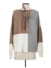 Hyfve Color Block Brown Pullover Sweater Size S - photo 2