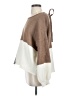 Hyfve Color Block Brown Pullover Sweater Size S - photo 5